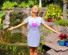 Load image into Gallery viewer, Women&#39;s &quot;Love you!&quot; healing prayer Organic cotton dress/nightie