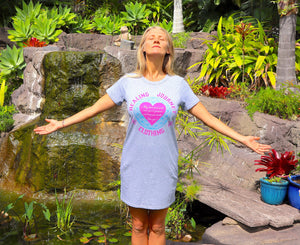 Women's "Love you!" healing prayer Organic cotton dress/nightie