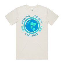 Load image into Gallery viewer, Women&#39;s &quot;Heart Clothing Earth&quot; 100% Organic combed cotton T-shirt (un-bleached)