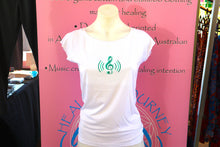 Load image into Gallery viewer, Women&#39;s &quot;Heart Music&quot; bamboo T-shirt